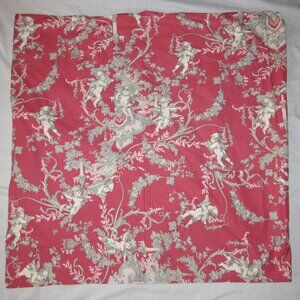 Mas D' Ouvan Couleur Nature French Country Cotton Cherub Angel Tablecloth 65"x65